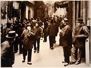 Ross Alley „Ulica hazardzistów”, Chinatown, San Francisco autorstwa Arnold Genthe