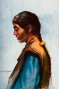 „Typowy tybetański”, 1913 autorstwa Arnold Henry Savage Landor