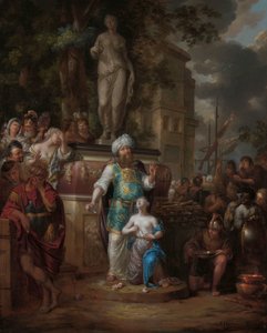 Ofiara Ifigenii autorstwa Arnold Houbraken