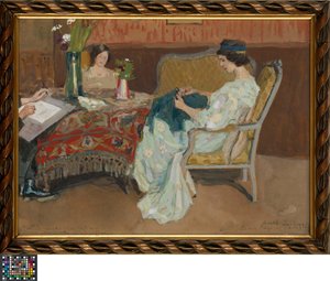 Niderlandzki: Scena rodzinna autorstwa Arnold Lakhovsky