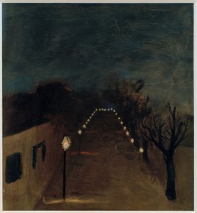 nocna ulica autorstwa Arnold Schönberg