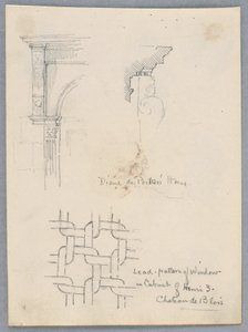 Detale architektoniczne Z domu Diane de Poitiers autorstwa Arnold William Brunner