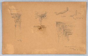 Detale architektoniczne w Wenecji autorstwa Arnold William Brunner