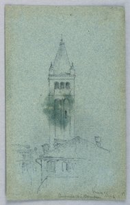 Dzwonnica św. Barnaby, Wenecja autorstwa Arnold William Brunner