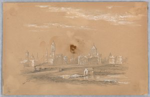 Panorama miasta autorstwa Arnold William Brunner