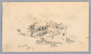 Dziedziniec, Granada autorstwa Arnold William Brunner
