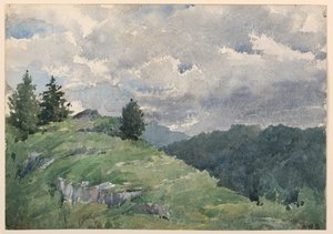 Krajobraz autorstwa Arnold William Brunner