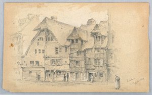 Szkic Lisieux autorstwa Arnold William Brunner
