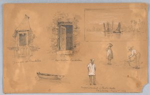 Szkice w Canebec autorstwa Arnold William Brunner