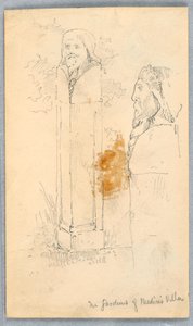 Szkice kamiennych popiersi autorstwa Arnold William Brunner