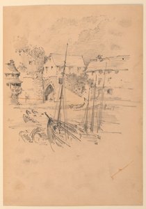 Mały port rybacki autorstwa Arnold William Brunner