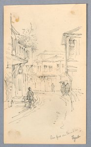 Scena uliczna autorstwa Arnold William Brunner