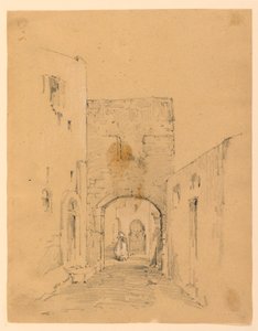 Ulica w Tangerze autorstwa Arnold William Brunner