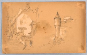 Dwa szkice w Mont. św. Michała autorstwa Arnold William Brunner