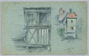 Dwa szkice Lisieux autorstwa Arnold William Brunner