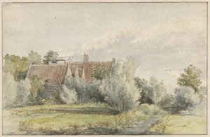 Dom wśród drzew autorstwa Arnoldus Johannes Eymer
