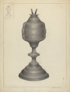 Lampa kamfenowa autorstwa Arsen Maralian