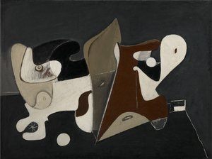 Nighttime, Enigma and Nostalgia, ok. 1933-34 (olej na płótnie naklejonym na panel)