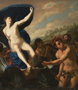 Triumf Galatei (olej na płótnie) autorstwa Artemisia and associate Gentileschi