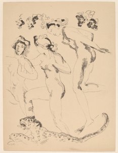 bachantki autorstwa Arthur B. Davies
