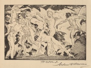 Przez Kalibana autorstwa Arthur B. Davies