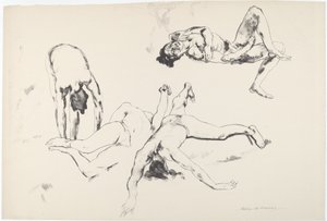 Mężczyźni w agonii autorstwa Arthur B. Davies