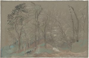 Pierwsze opady śniegu autorstwa Arthur B. Davies