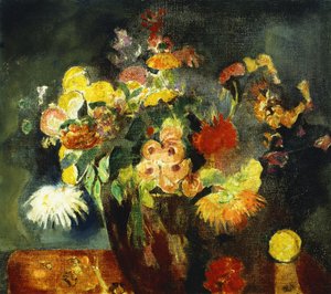 Wazon kwiatów autorstwa Arthur Beecher Carles