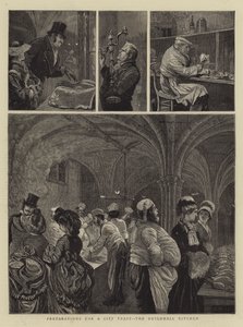 Przygotowania do uczty miejskiej, Guildhall Kitchen