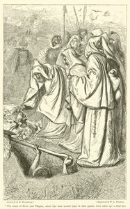 Zabrano kości Bucera i Phagiusa, które przez kilka lat leżały w grobach autorstwa Arthur Boyd Houghton