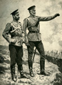 Zmiany w dowództwie rosyjskim, wrzesień 1915. I wojna światowa, ok. 1920. autorstwa Arthur C. Michael