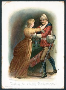 Home Again - Kartka z życzeniami bożonarodzeniowymi (chromolitho)