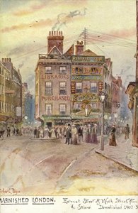 Zaginiony Londyn - Holywell Street i Wych Street, od strony Strand