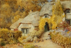 Domki w Selworthy, Somerset