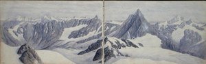 Widok z Breithorn autorstwa Arthur Cust