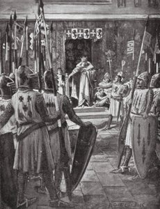 Henryk III i baronowie (litografia)