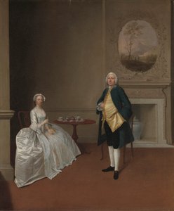 Pan i Pani Hill autorstwa Arthur Devis