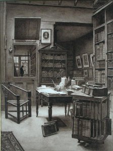 Wnętrze księgarni autorstwa Arthur Ellis
