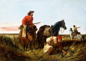 Traperzy podążający tropem: Usterka, 1851 autorstwa Arthur Fitzwilliam Tait