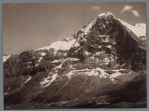 Widok na Eiger w Alpach Berneńskich Panorama Jungfraukette (tytuł serii)