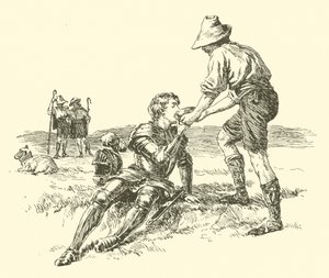 Sir Calidore, rycerz uprzejmości, The Quest Of The Blatant Beast (rycina)