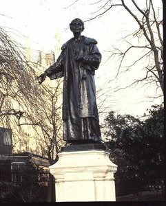 Posąg Emmeline Pankhurst (1857-1928) 1930 (brąz)
