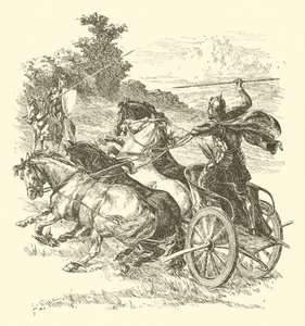 Przygody Sir Artegalla, Konie sułtana (rycina)
