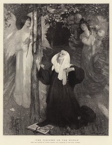 Klasztor lub świat autorstwa Arthur Hacker