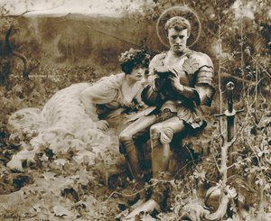 Kuszenie Sir Percivala (fotograwiura)