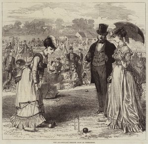 All-Anglia Croquet Club na Wimbledonie autorstwa Arthur Hopkins