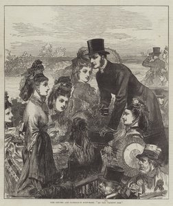 Oxford i Cambridge Boat-Race, stare wiosło uniwersyteckie autorstwa Arthur Hopkins