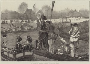 Oxford i Cambridge Boat-Race, doping zwycięzców autorstwa Arthur Hopkins