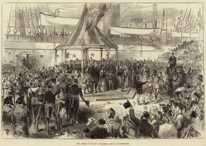 Książę Walii powitał Home w Portsmouth autorstwa Arthur Hopkins