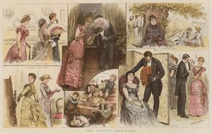 Gra wojenna społeczeństwa (chromolitho) autorstwa Arthur Hopkins
